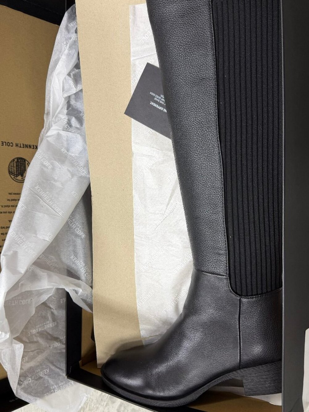 Kenneth Cole New York Women's Levon BootKnee High Boot KFL8023LE-001 SIZE 7.5